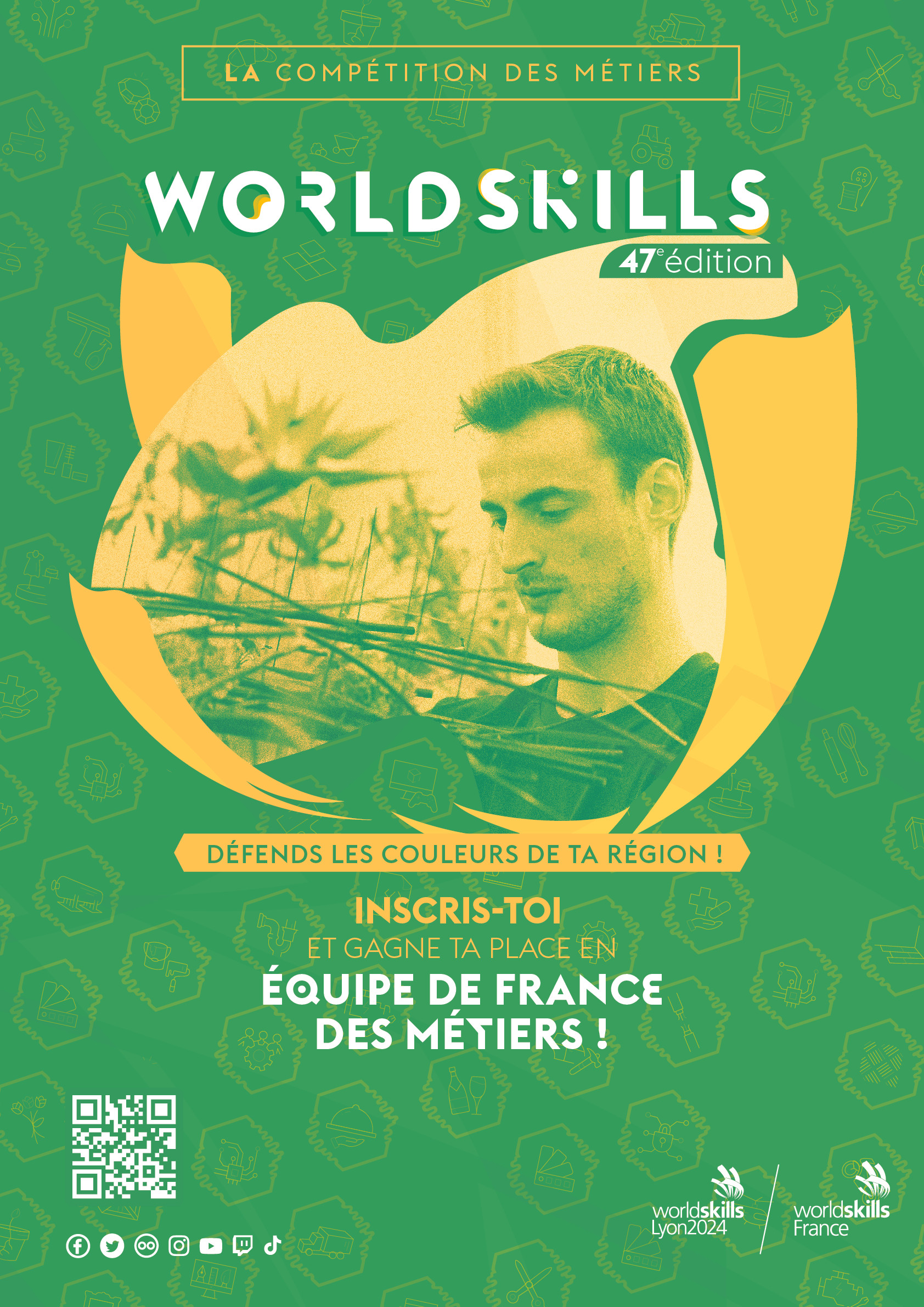 Inscrivez-vous à la 47e édition des WorldSkills !