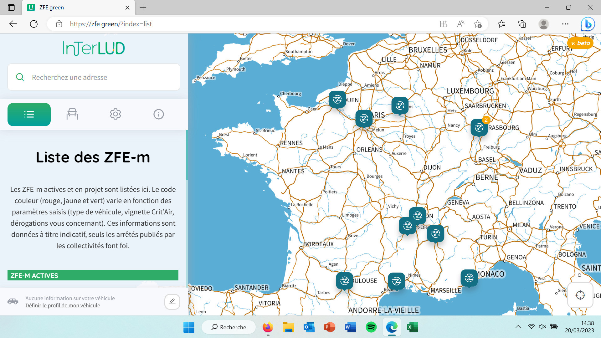 ZFE.green, une application pour les déplacements des professionnels
