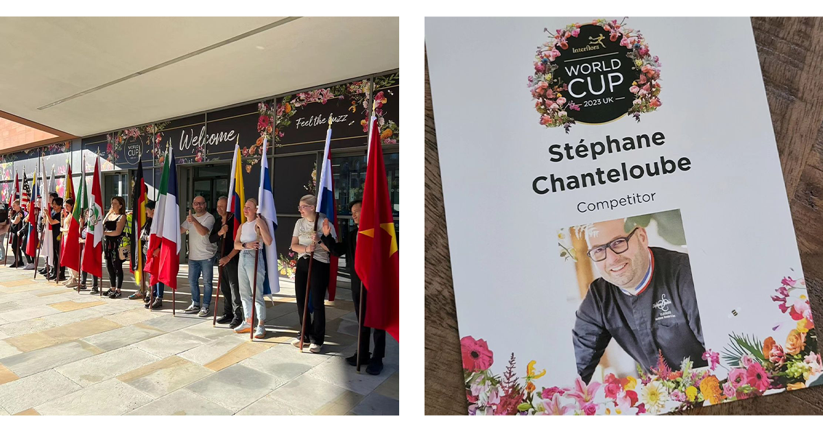 Coupe du Monde Interflora: Stéphane Chanteloube représente la France !
