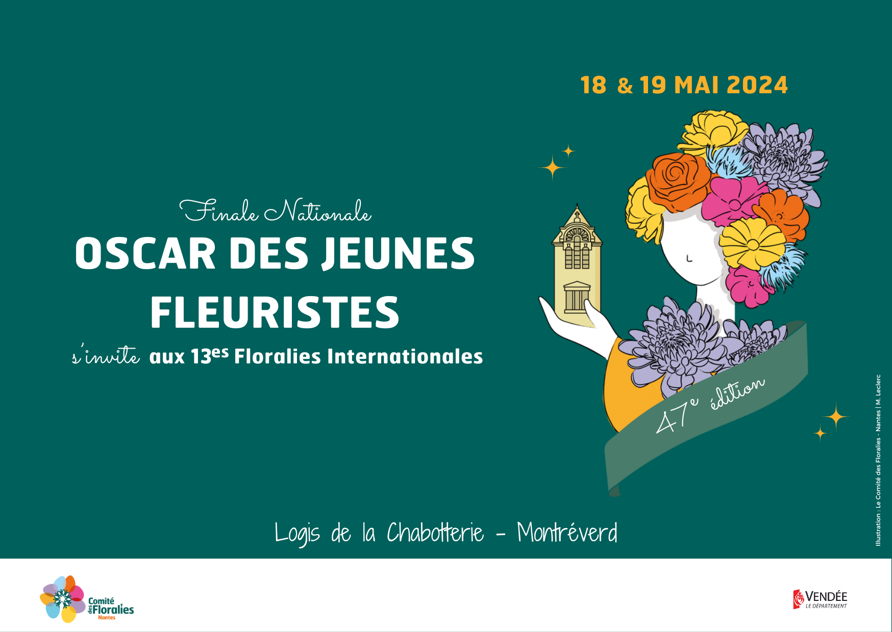 La Finale nationale de l’Oscar des Jeunes Fleuristes 2024 aux Floralies Internationales à la Chabotterie en Vendée !