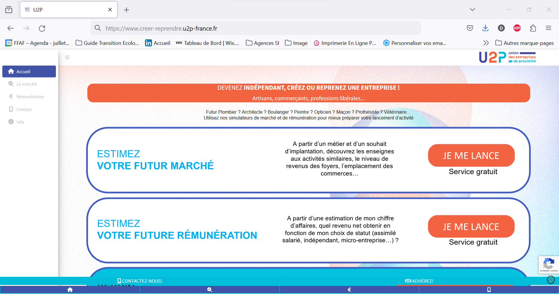 L’U2P lance une plateforme d’informations pour les créateurs et repreneurs d’entreprises